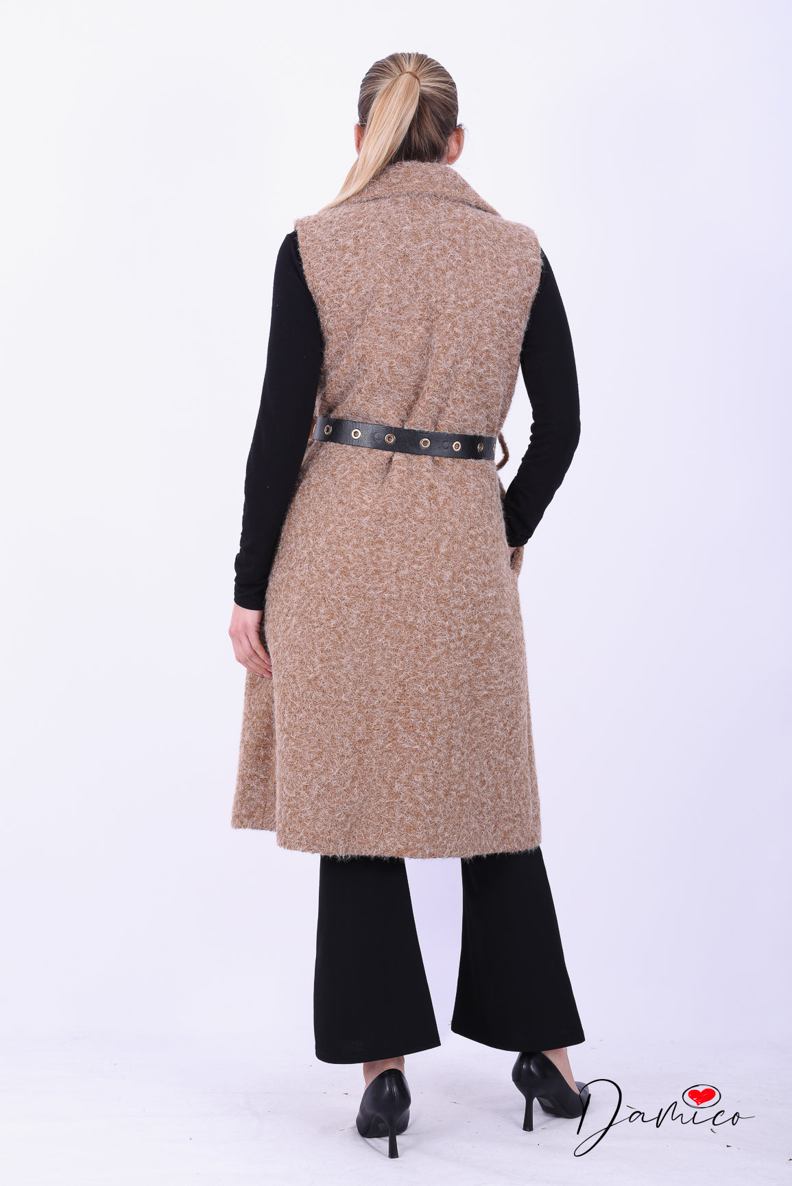 Smanicato silky con cintura