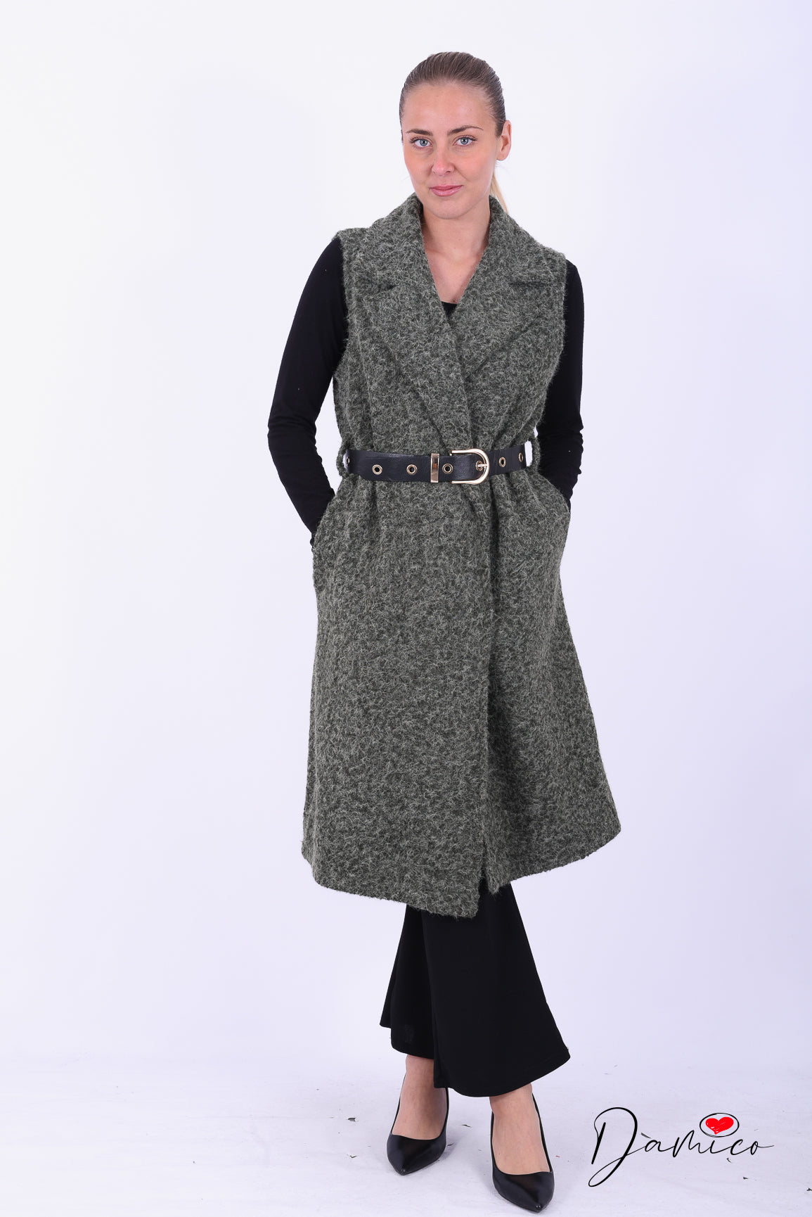 Smanicato silky con cintura