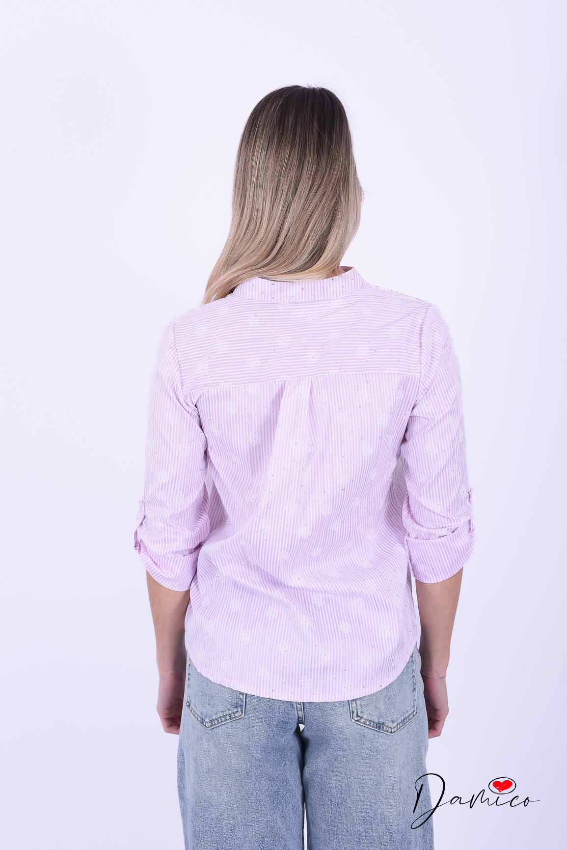 Camicia coreana flowers&lights