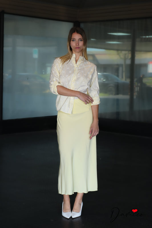 Camicia coreana flowers&lights