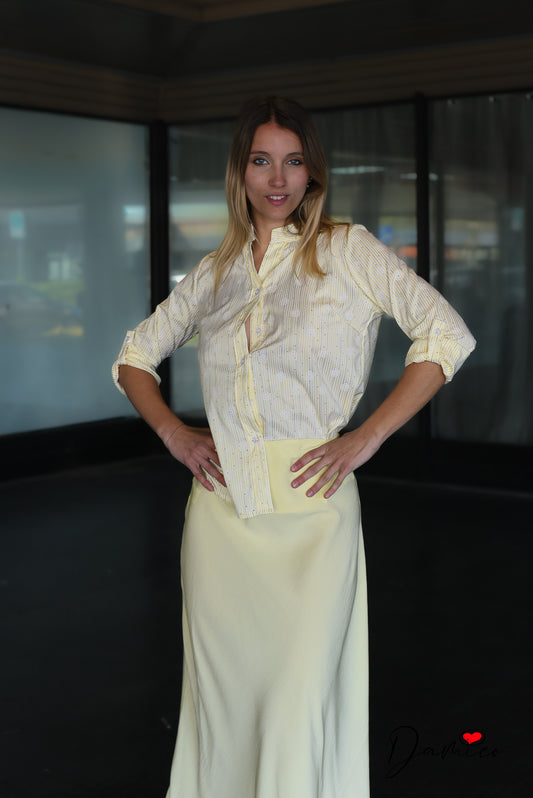 Camicia coreana flowers&lights