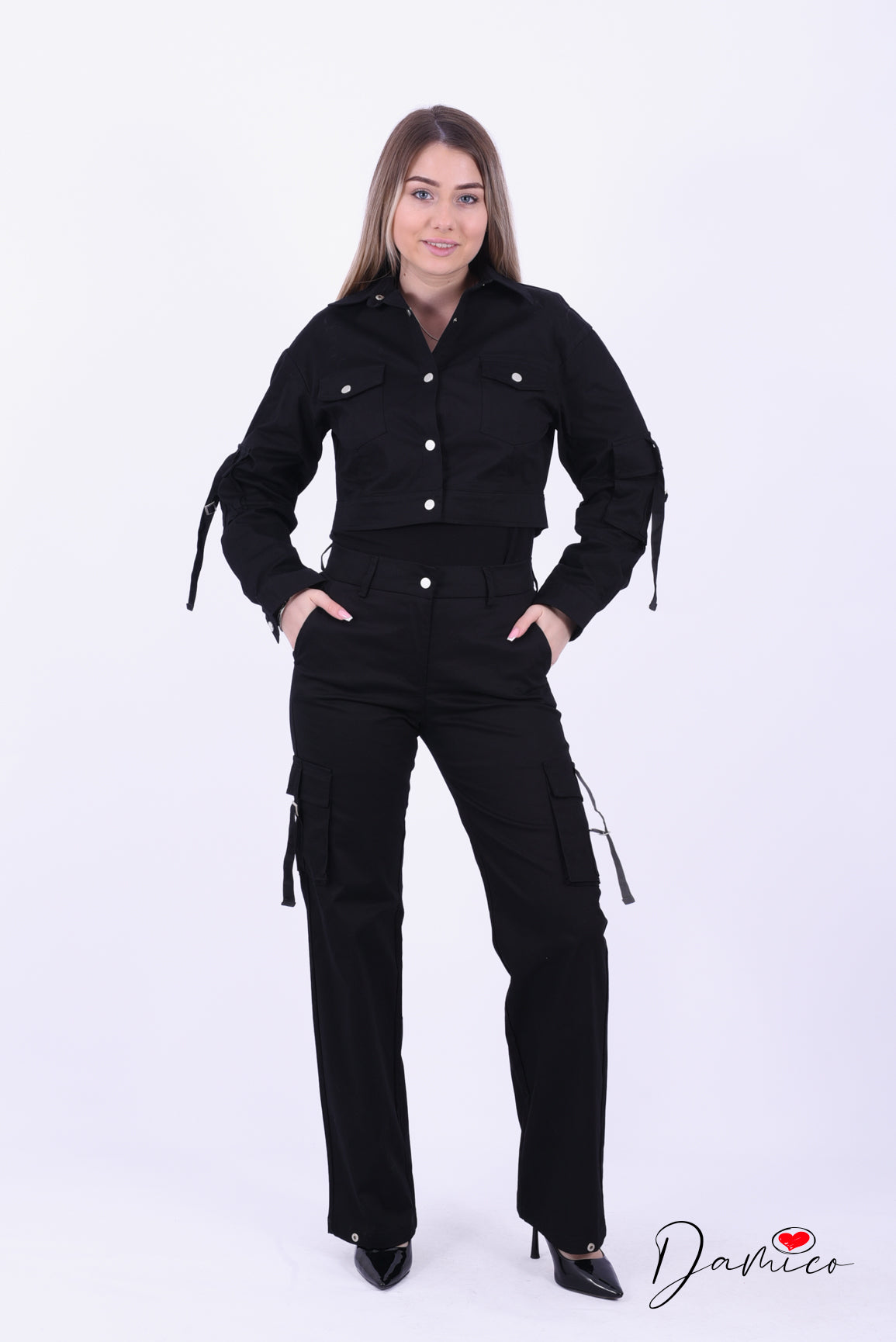 Coordinato pantalone cargo