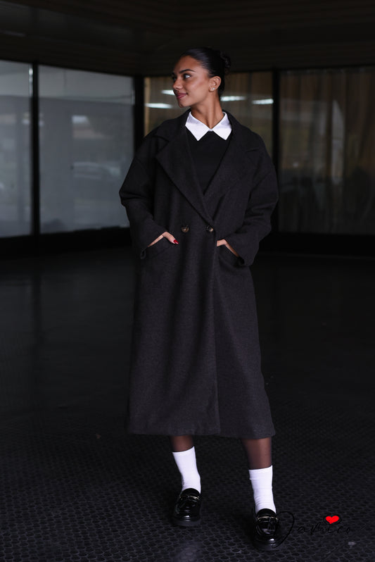 Cappotto over panno 2 bottoni