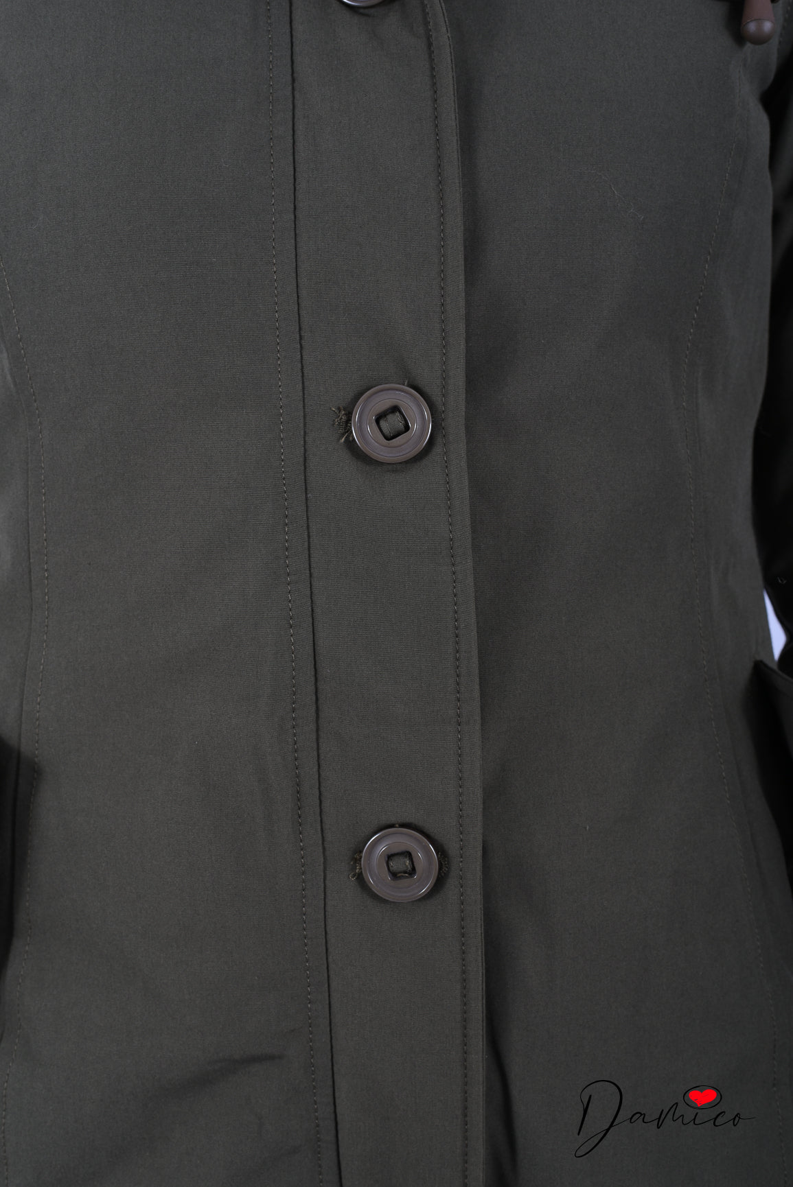 Giubbotto parka 4 bottoni