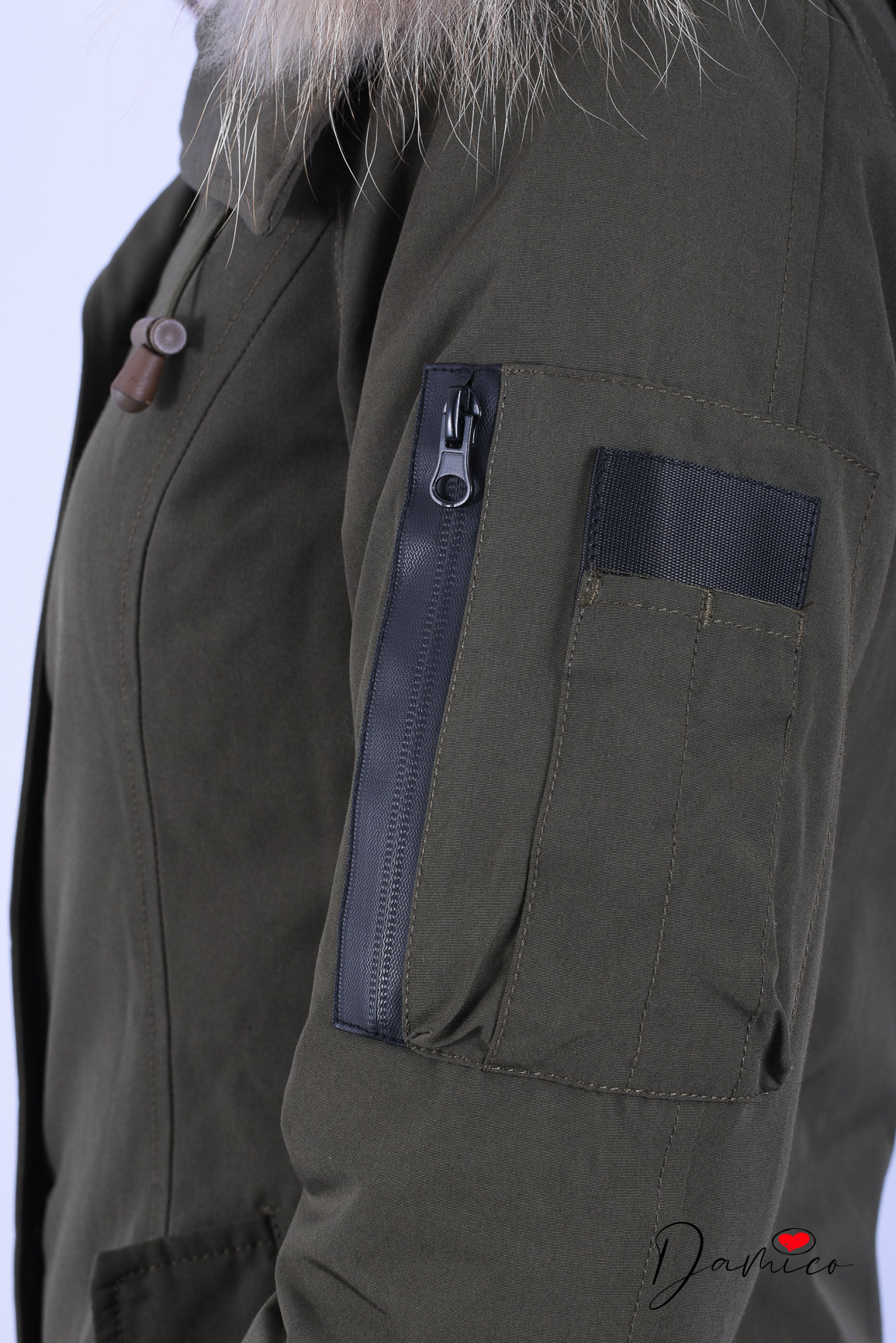 Giubbotto parka 4 bottoni