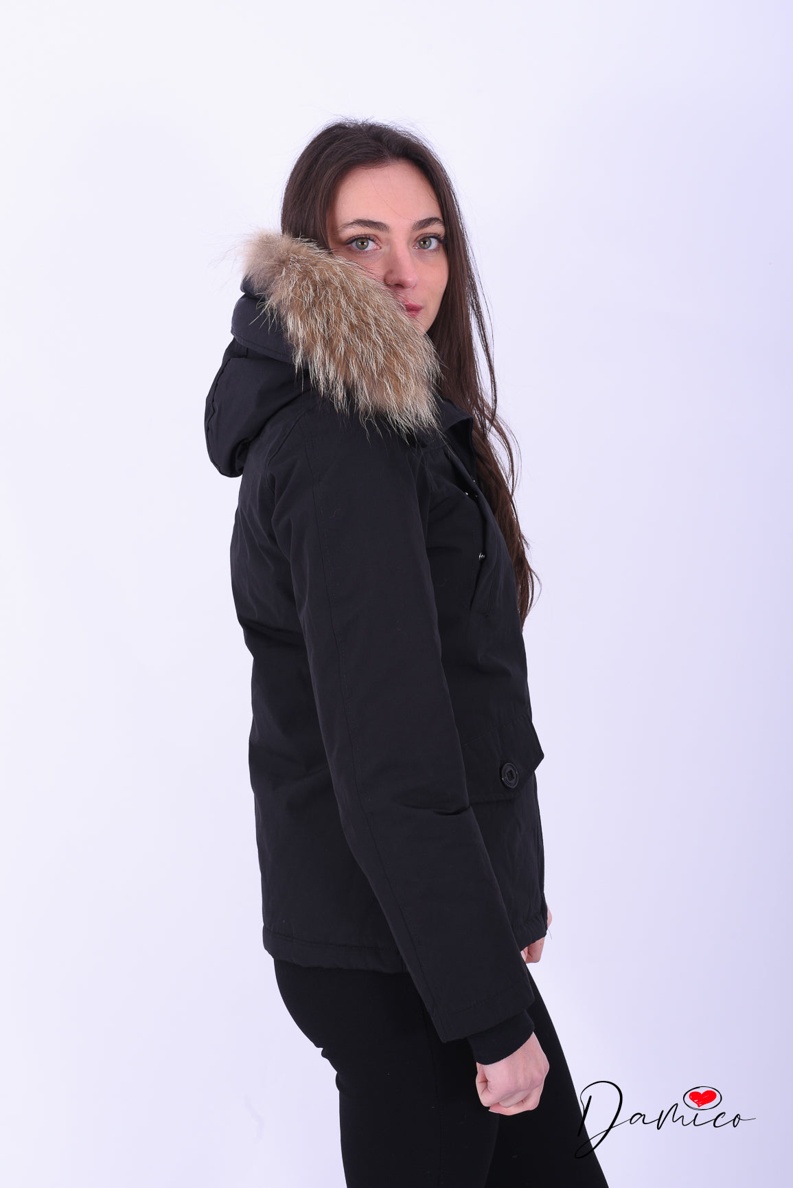 Parka con cappuccio