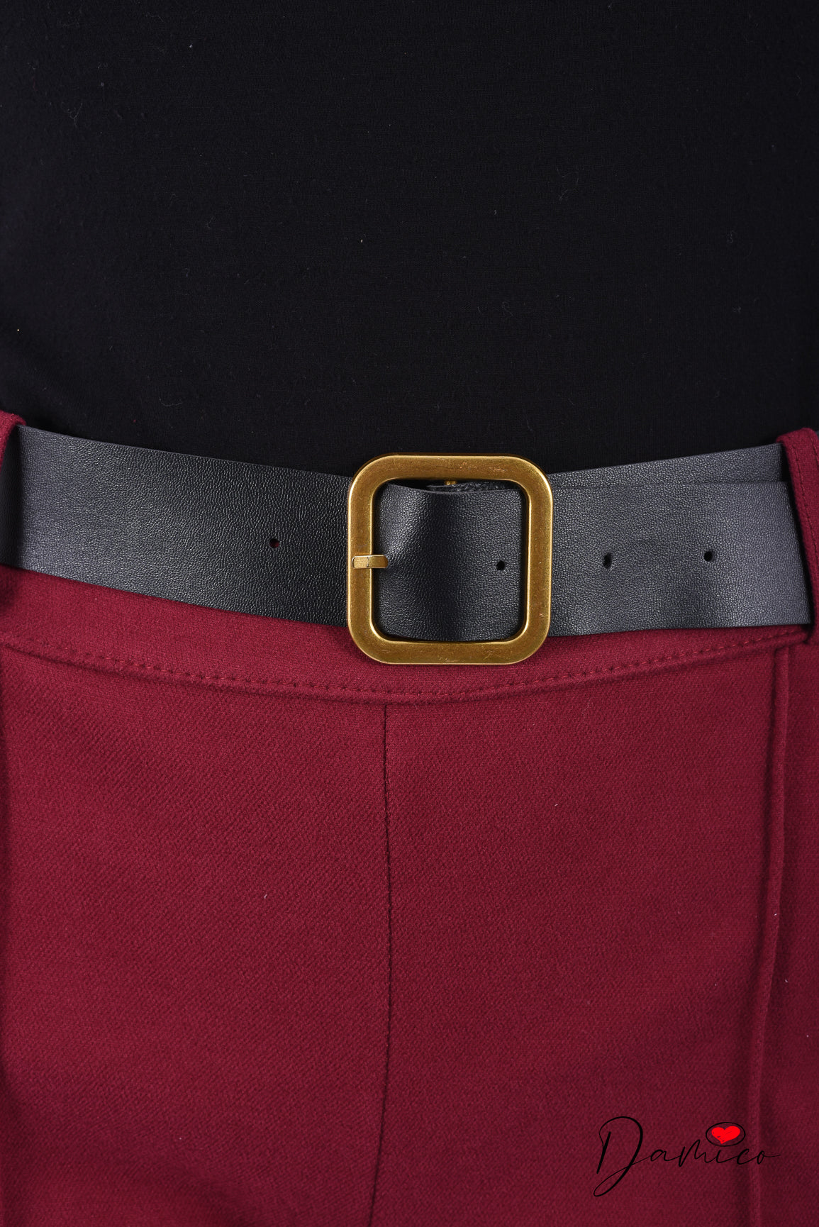 Panta palazzo cucitura frontale