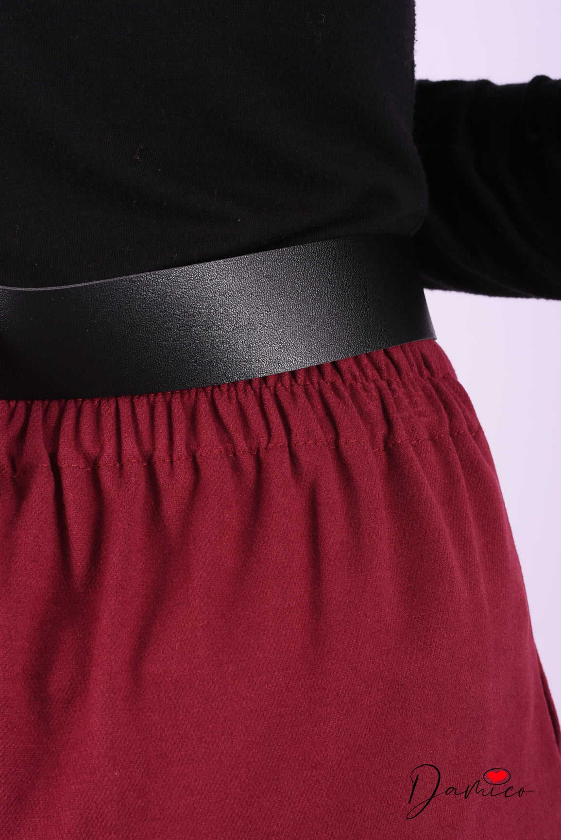 Panta palazzo cucitura frontale