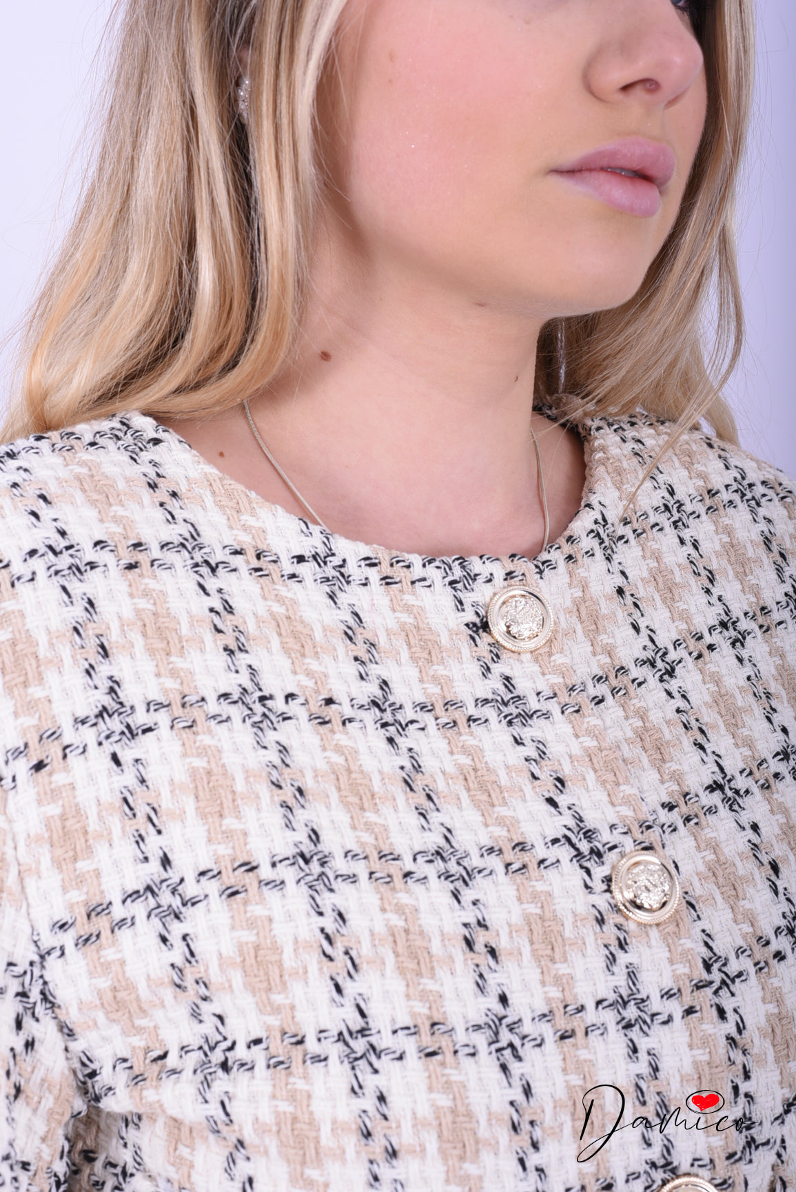 Giacca simil Chanel Gold bot