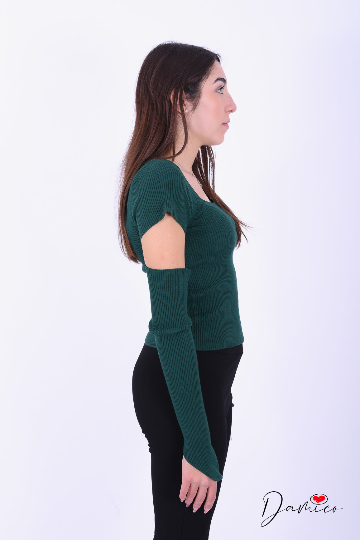 Maglia con manicotti