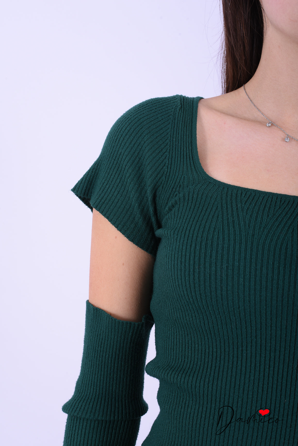 Maglia con manicotti