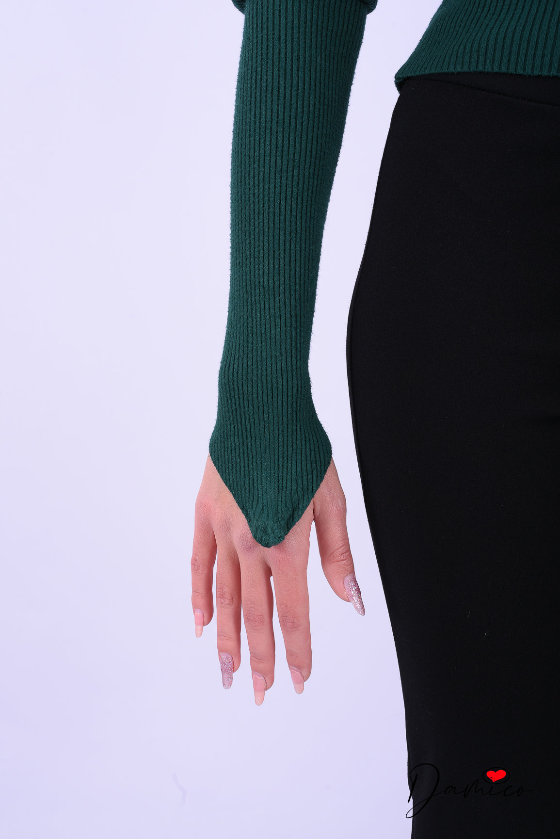 Maglia con manicotti