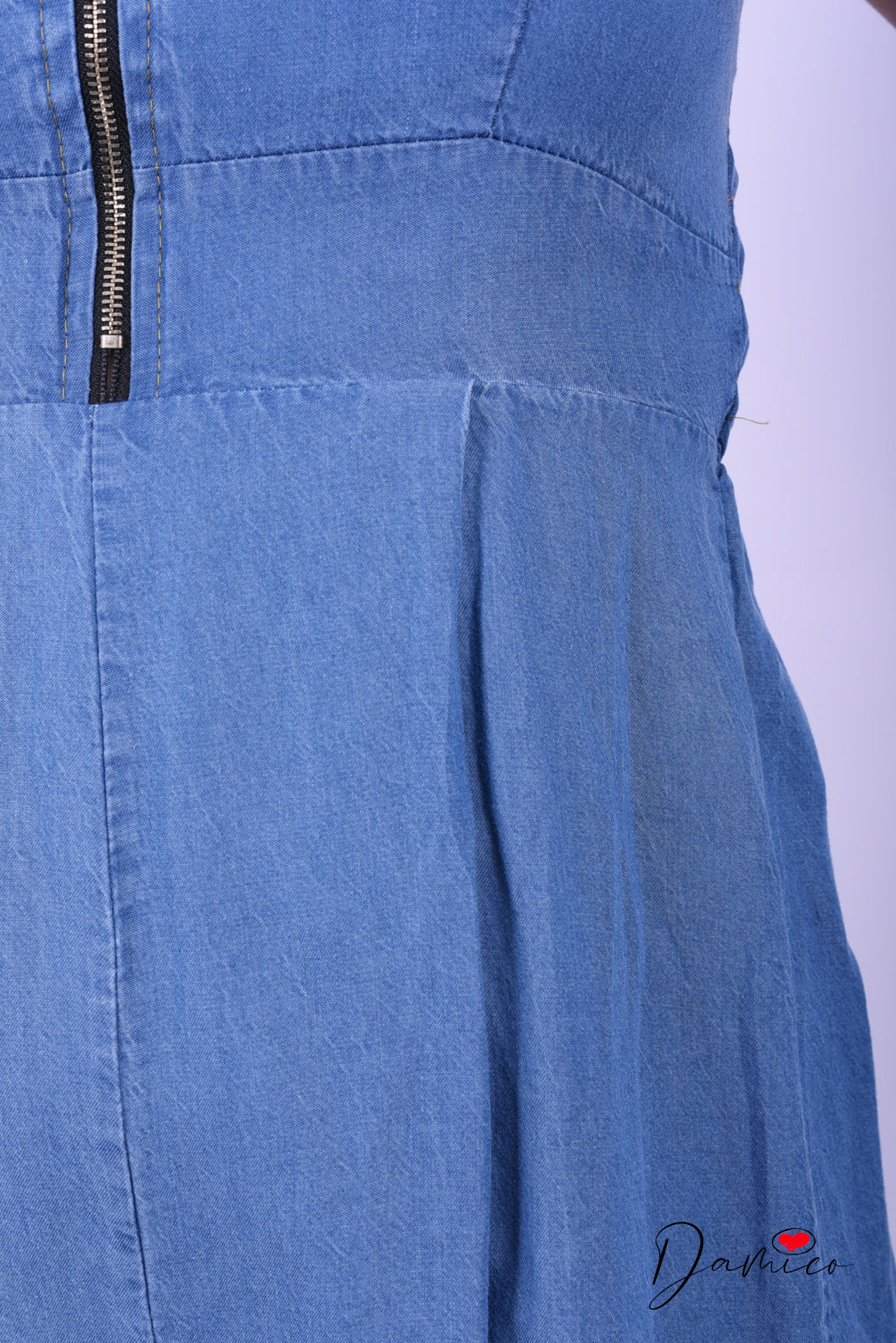 Tutina Denim zip