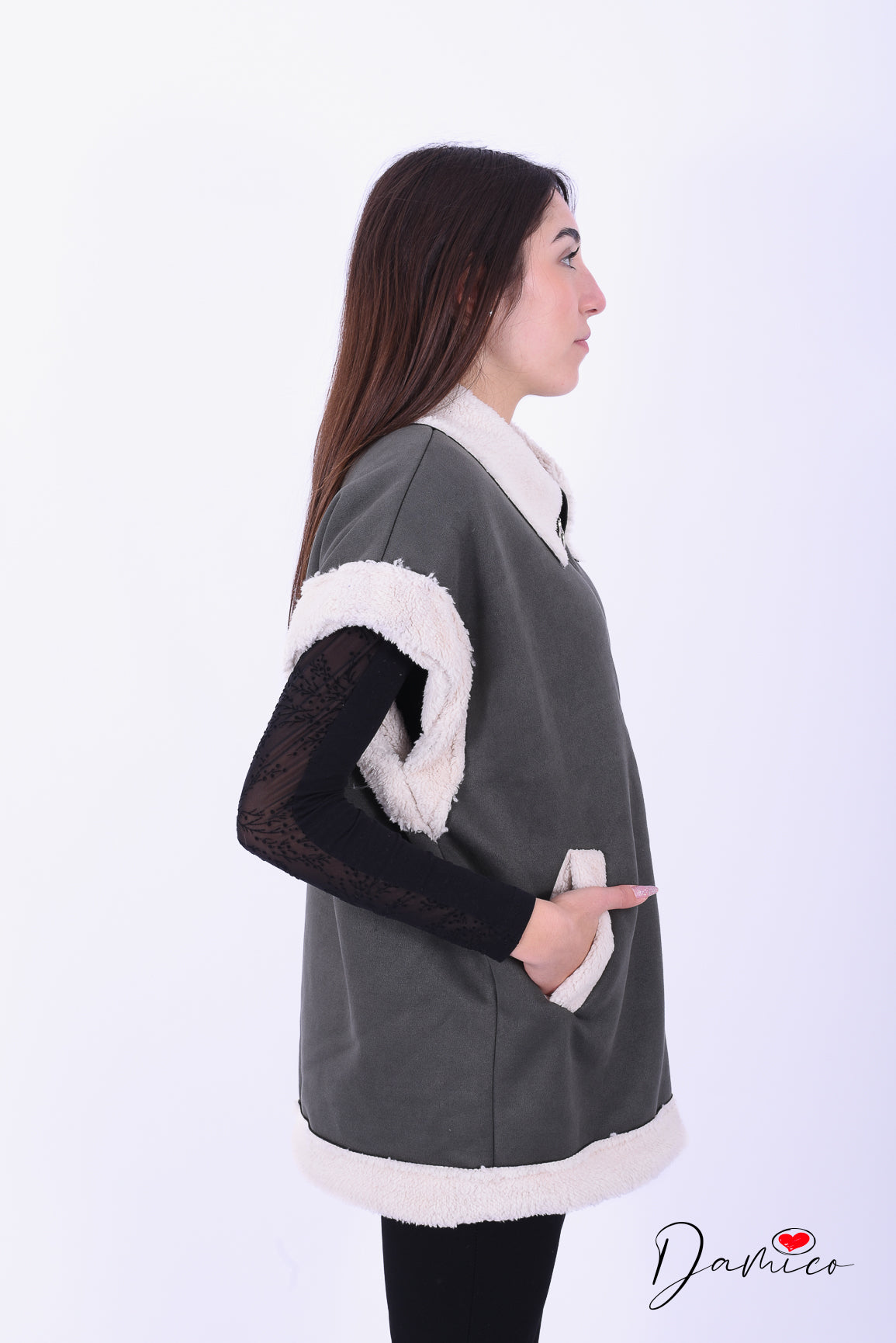 Smanicato peluche con zip