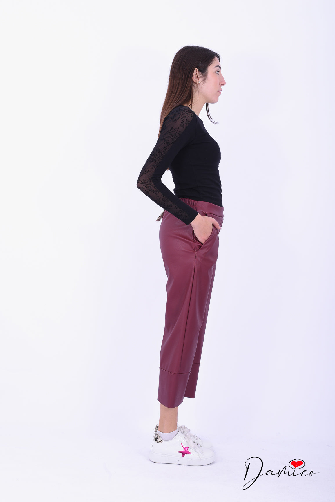 Panta Palazzo eco pelle