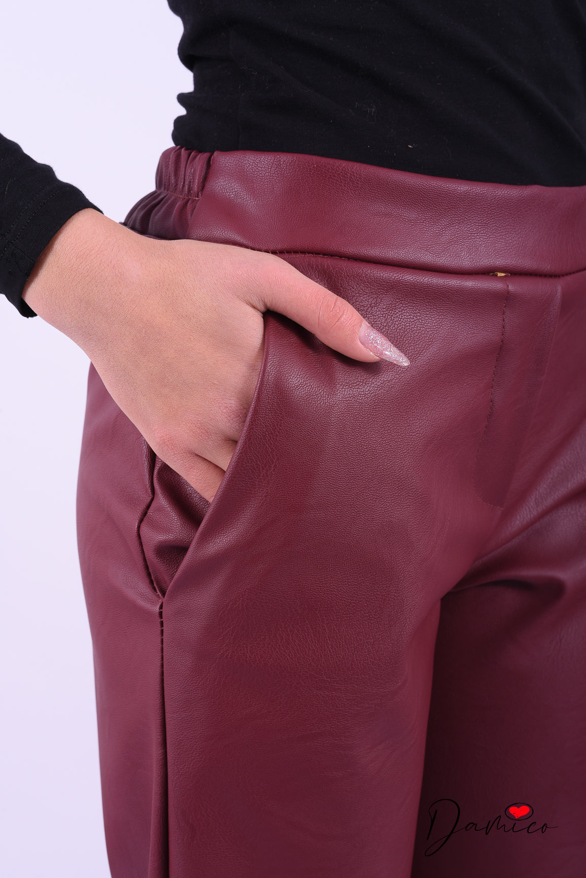 Panta Palazzo eco pelle