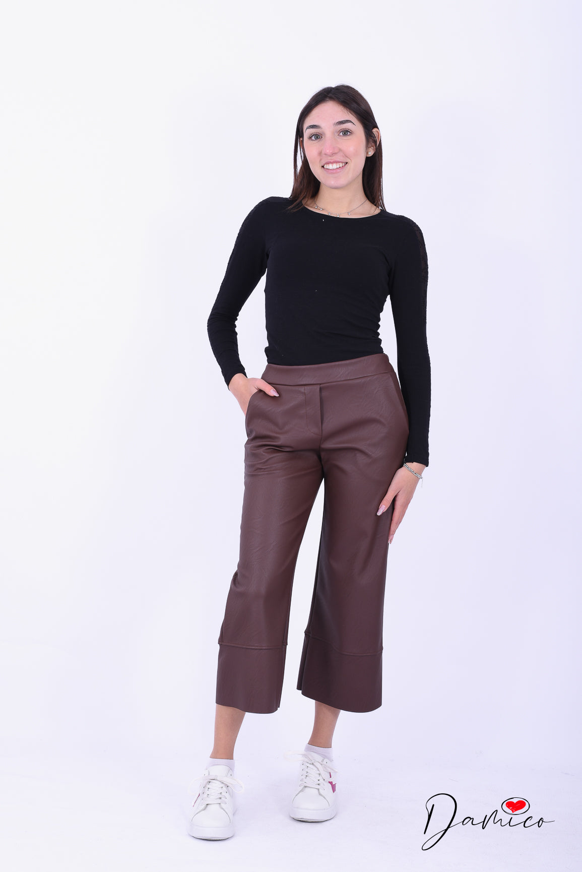 Panta Palazzo eco pelle