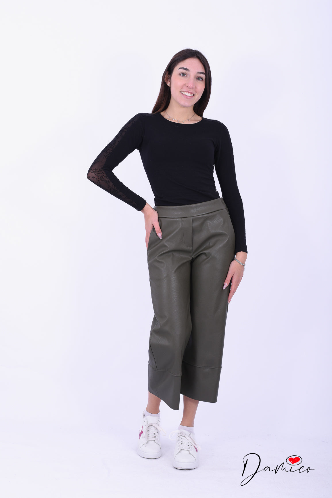 Panta Palazzo eco pelle