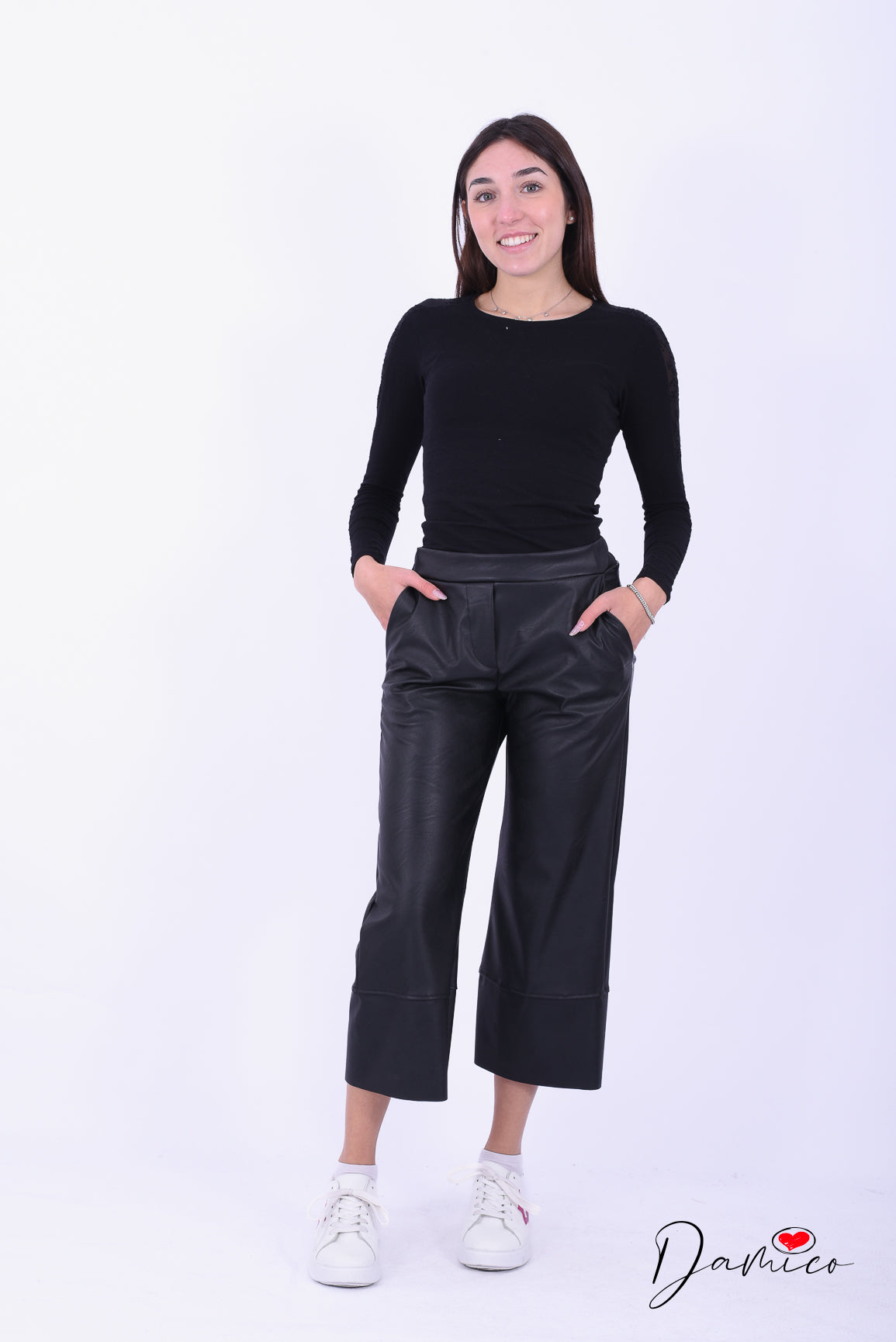 Panta Palazzo eco pelle