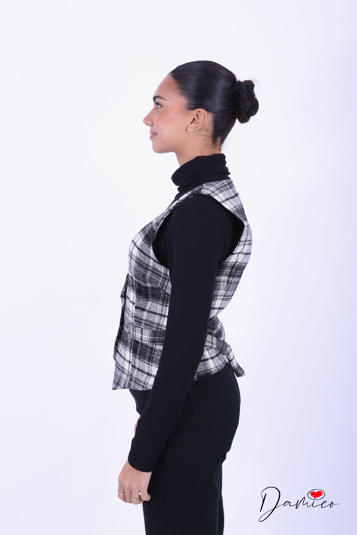 Gilet tartan flannel