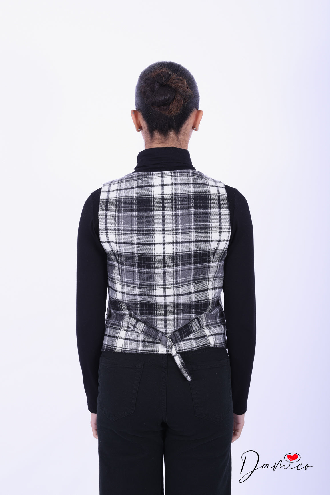 Gilet tartan flannel