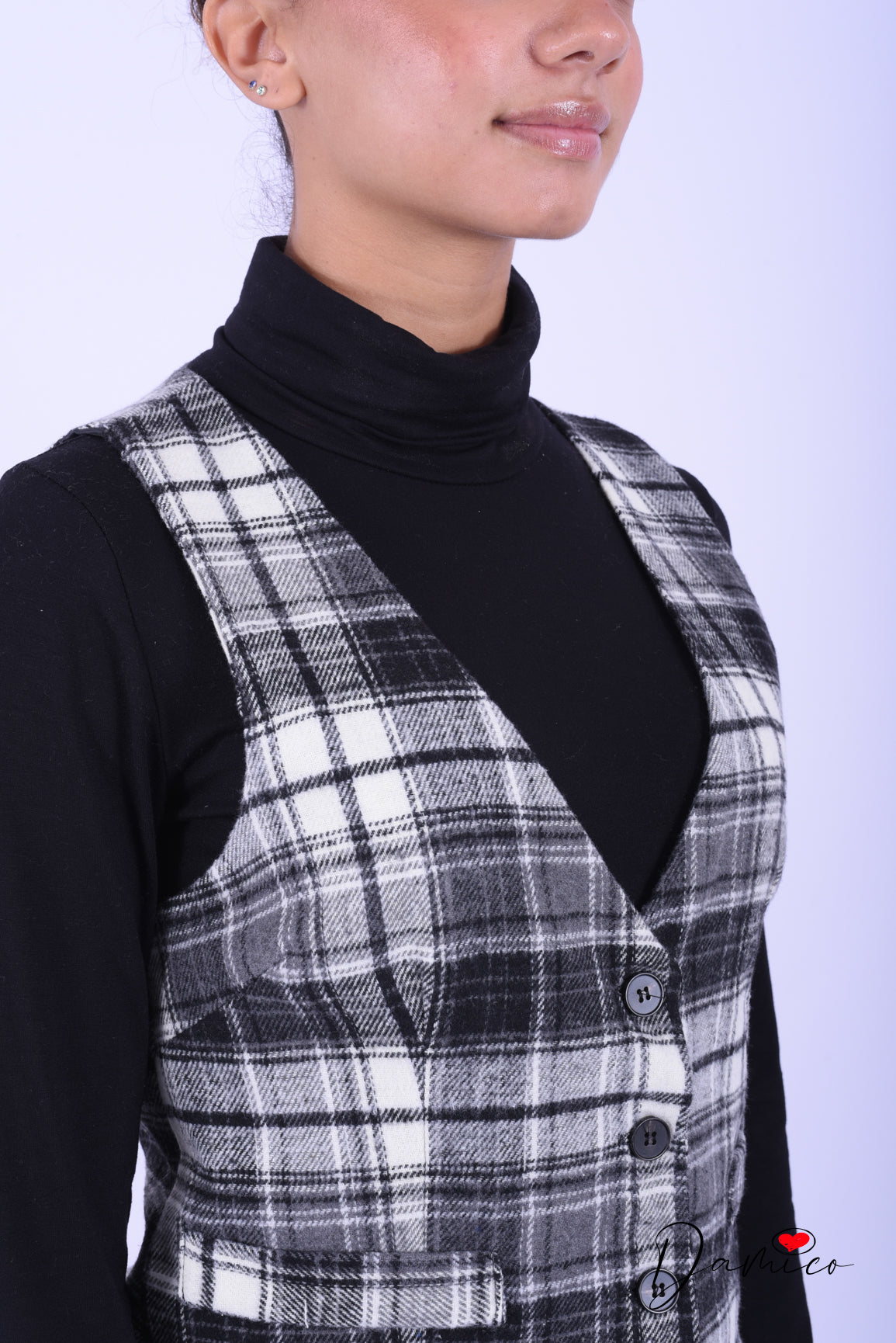 Gilet tartan flannel