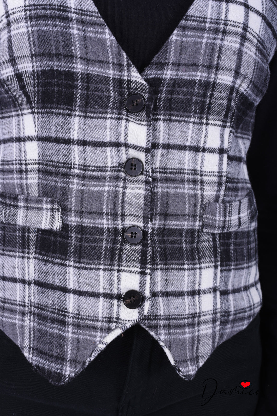 Gilet tartan flannel