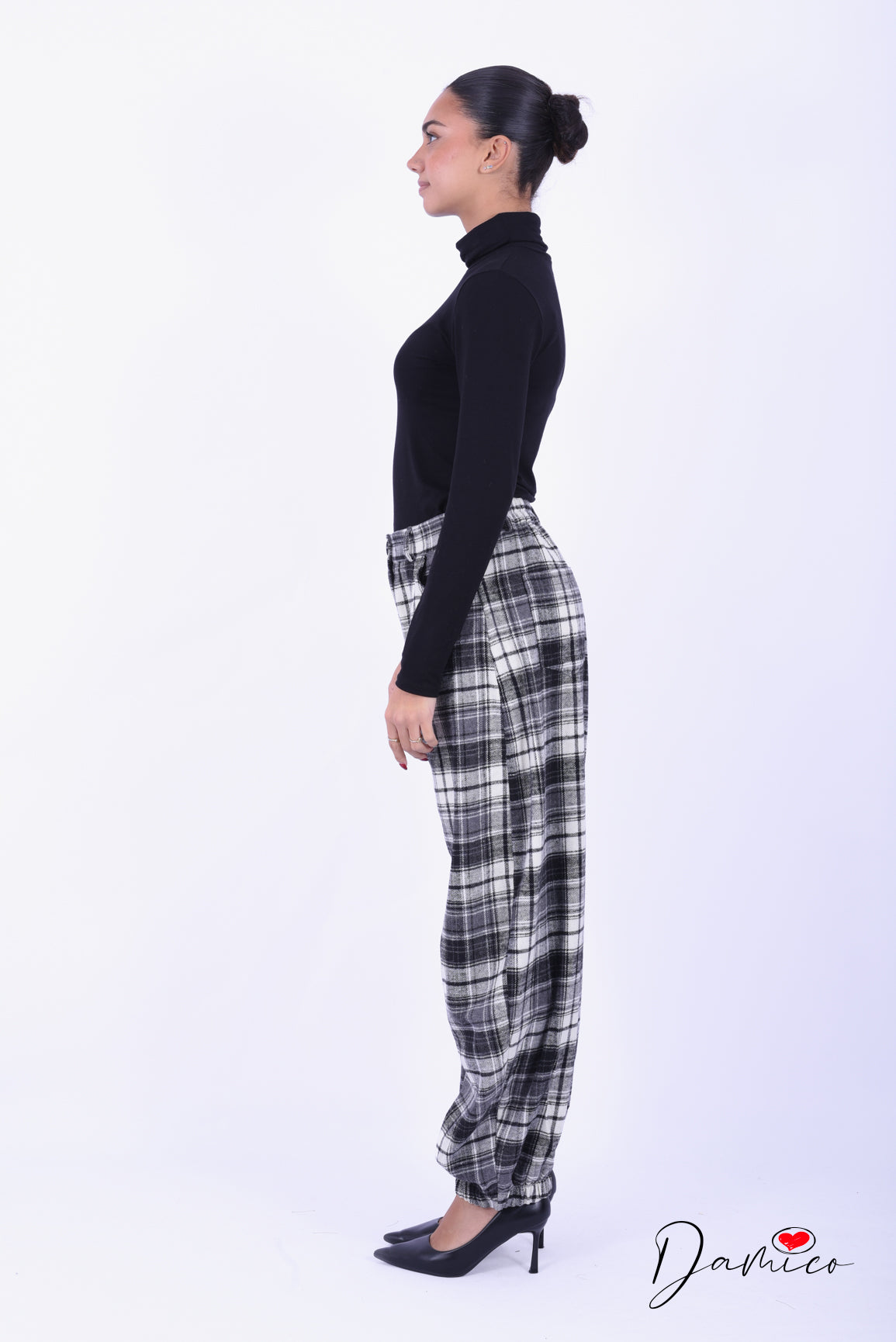 Pantaloni tartan flannel