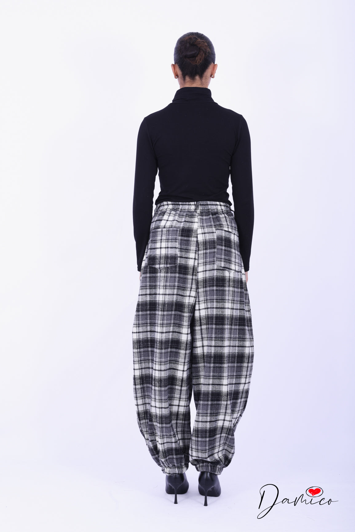 Pantaloni tartan flannel