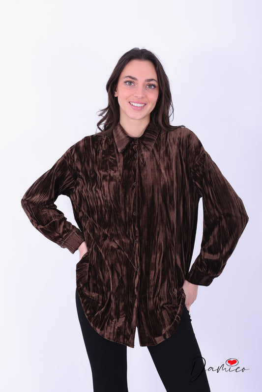 Camicia ciniglia scratch