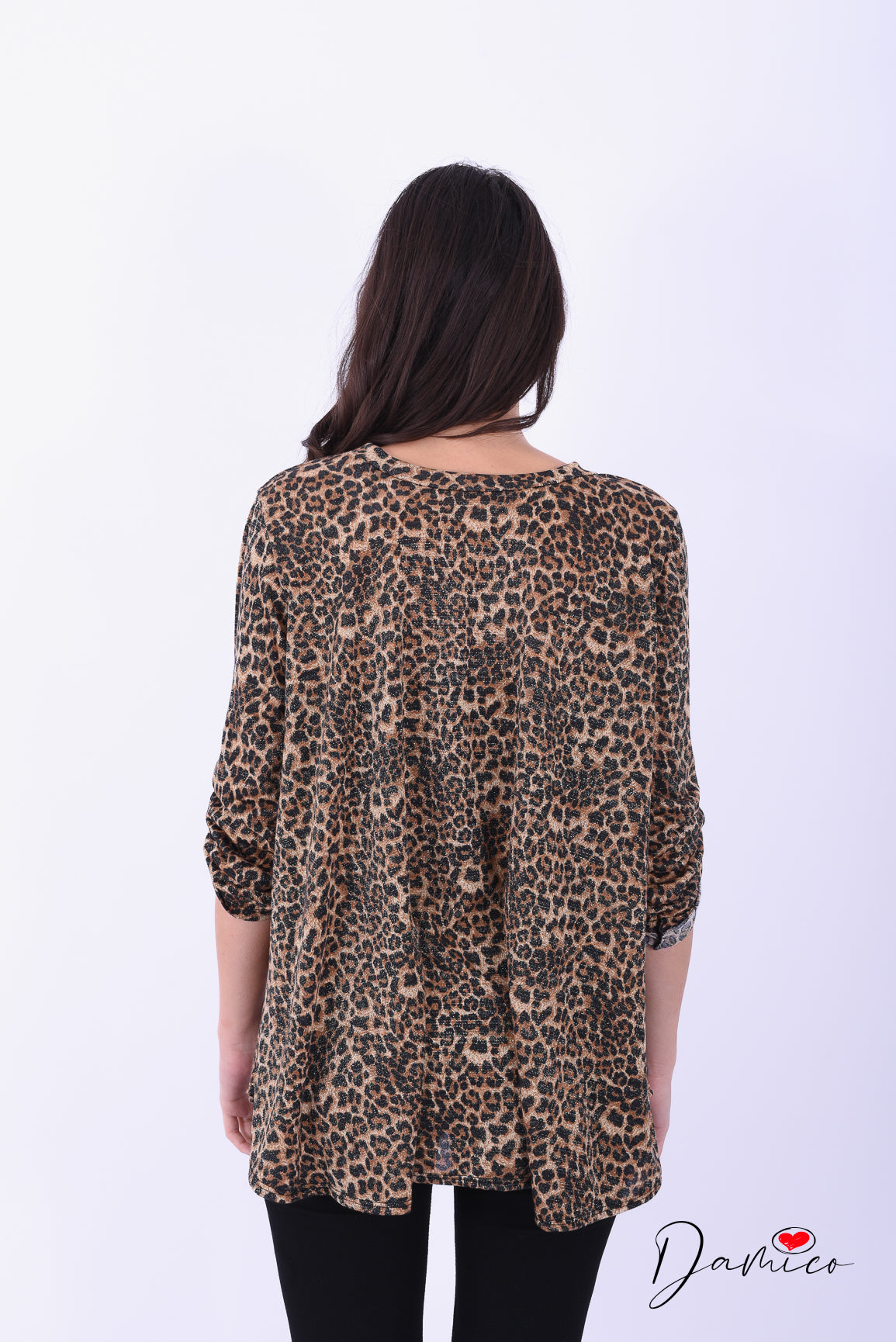 Maglia brilliant leopardata