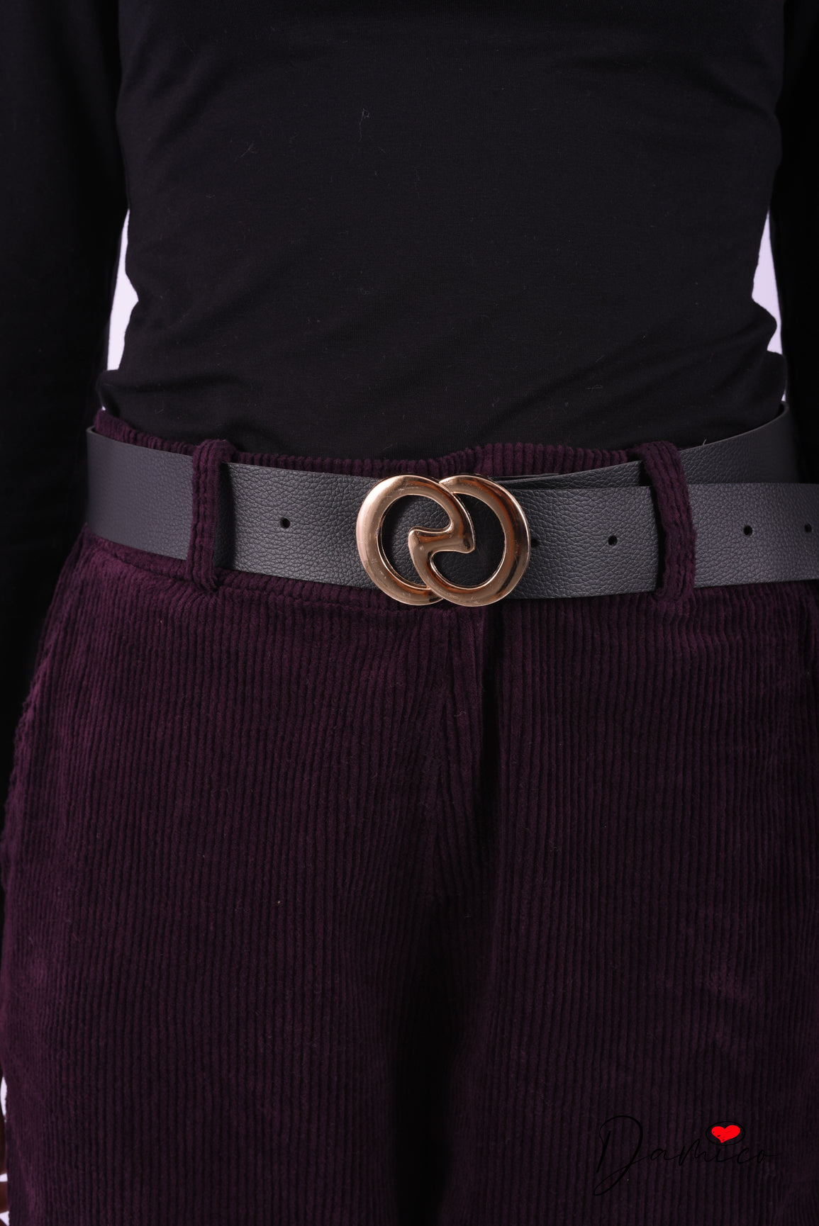 Pantaloni barrel costine