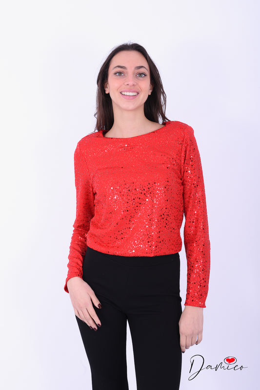 Maglia paillettes