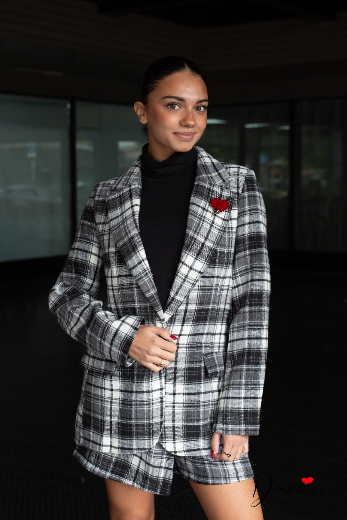 Blazer tartan flannel - pin