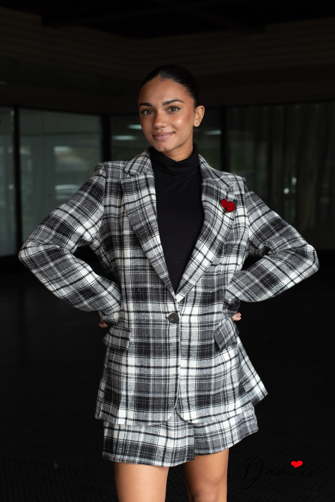 Blazer tartan flannel - pin