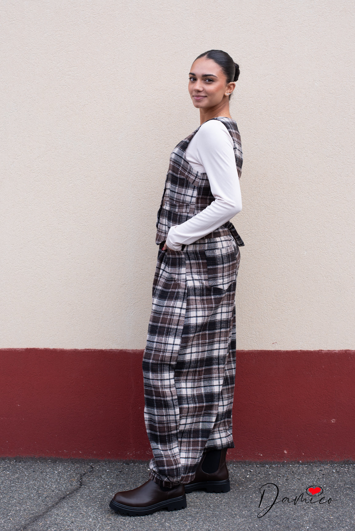 Gilet tartan flannel