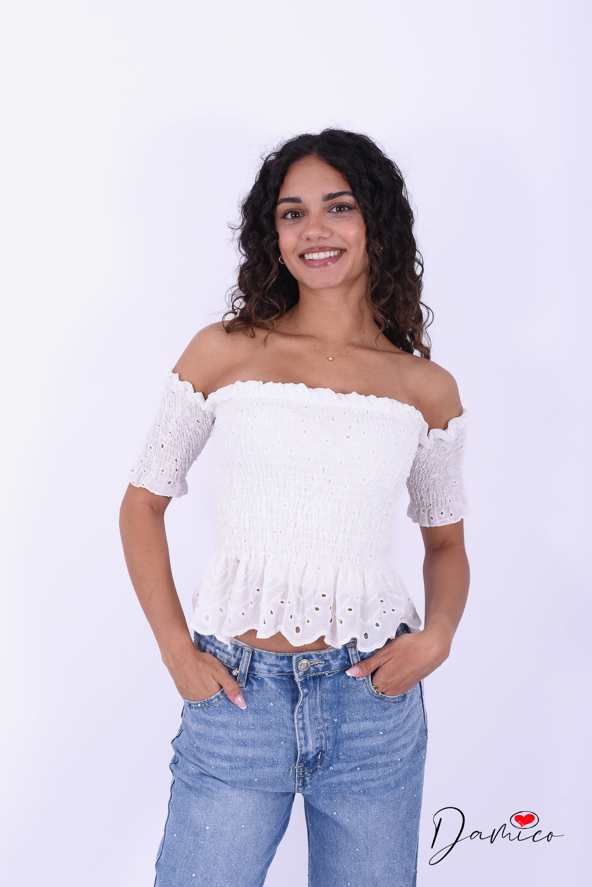 Top san gallo sc bardot elastico