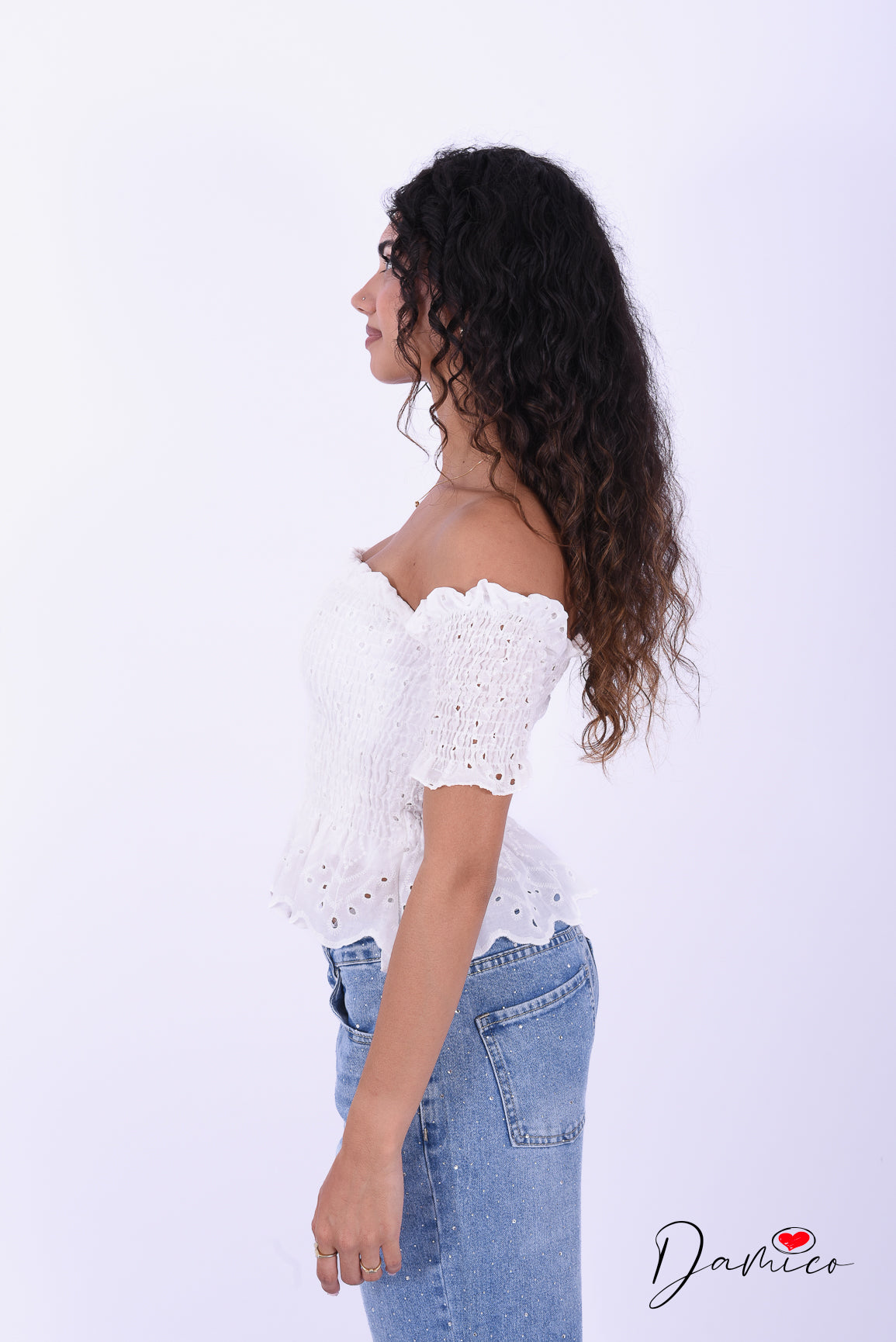 Top san gallo sc bardot elastico
