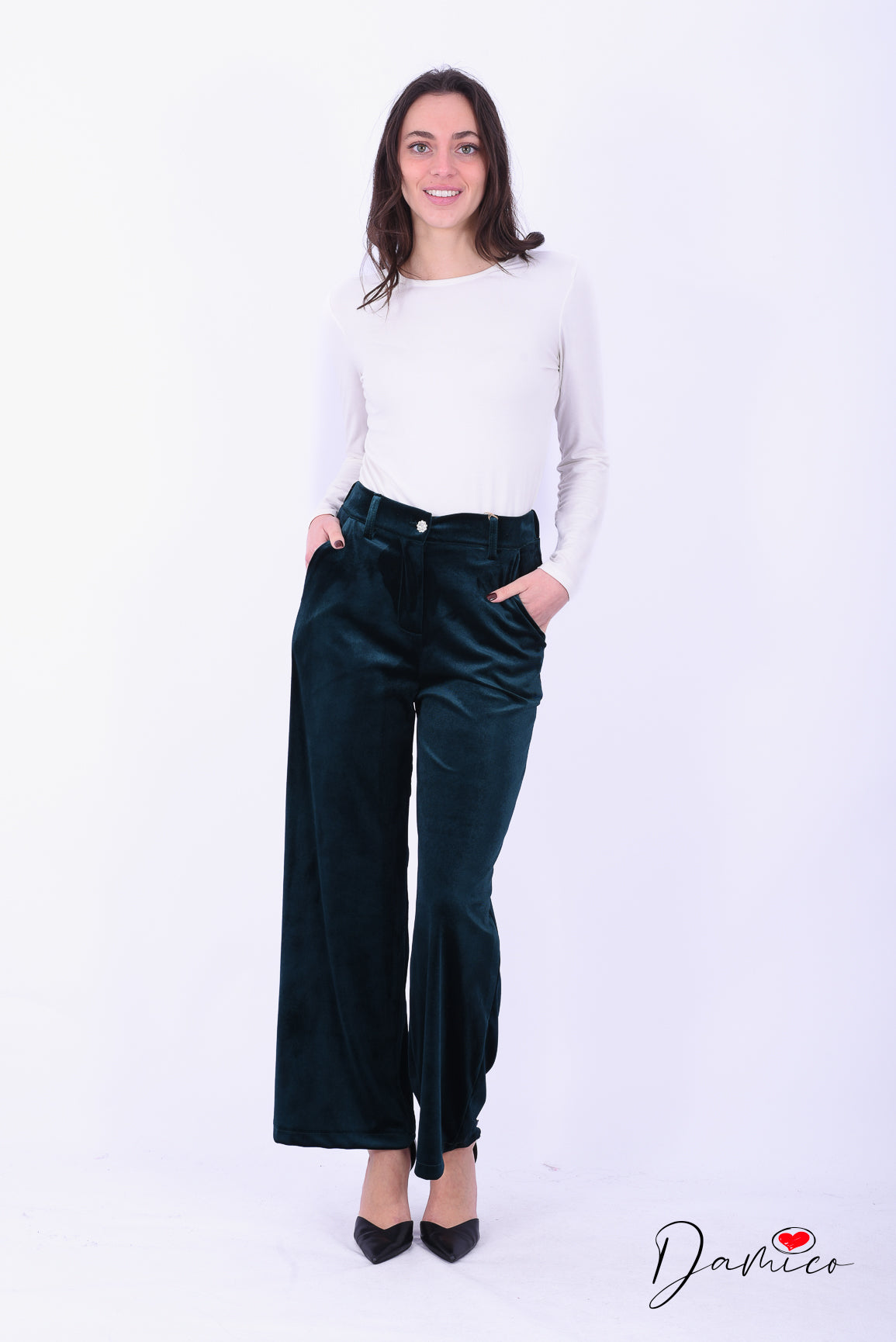 Pantalone chenille lux