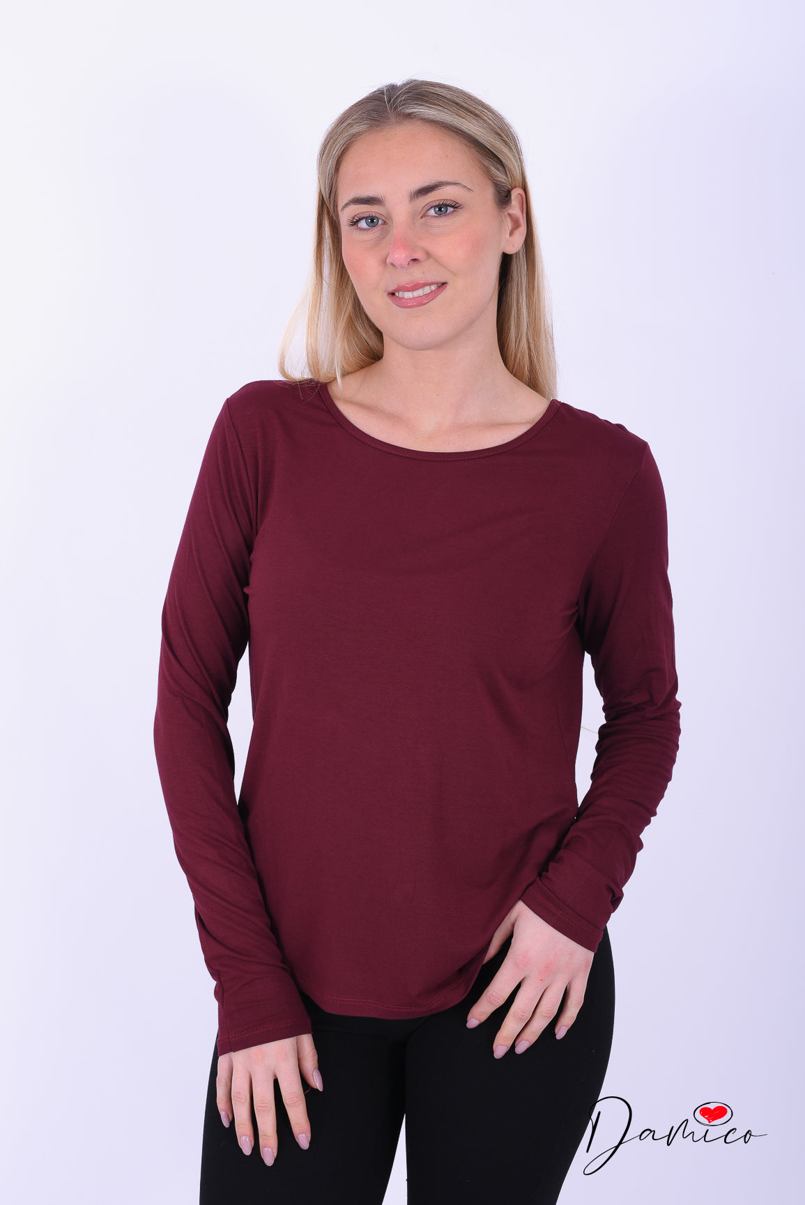 Maglia basica retro pizzo