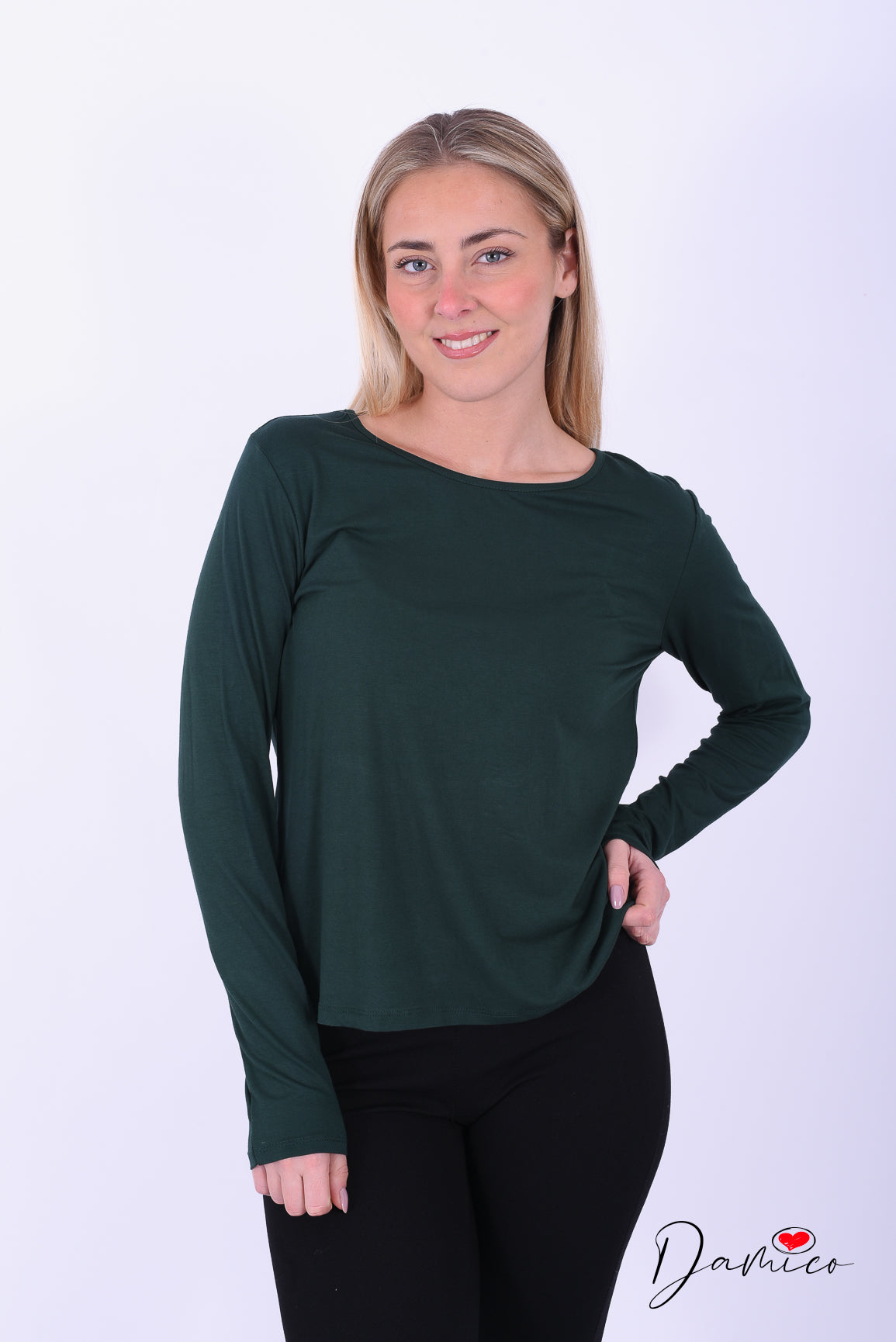 Maglia basica retro pizzo