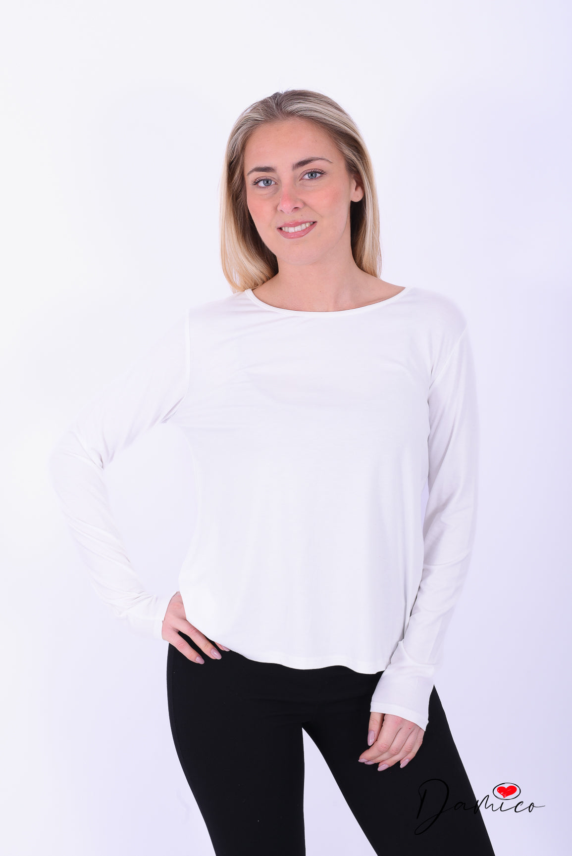 Maglia basica retro pizzo