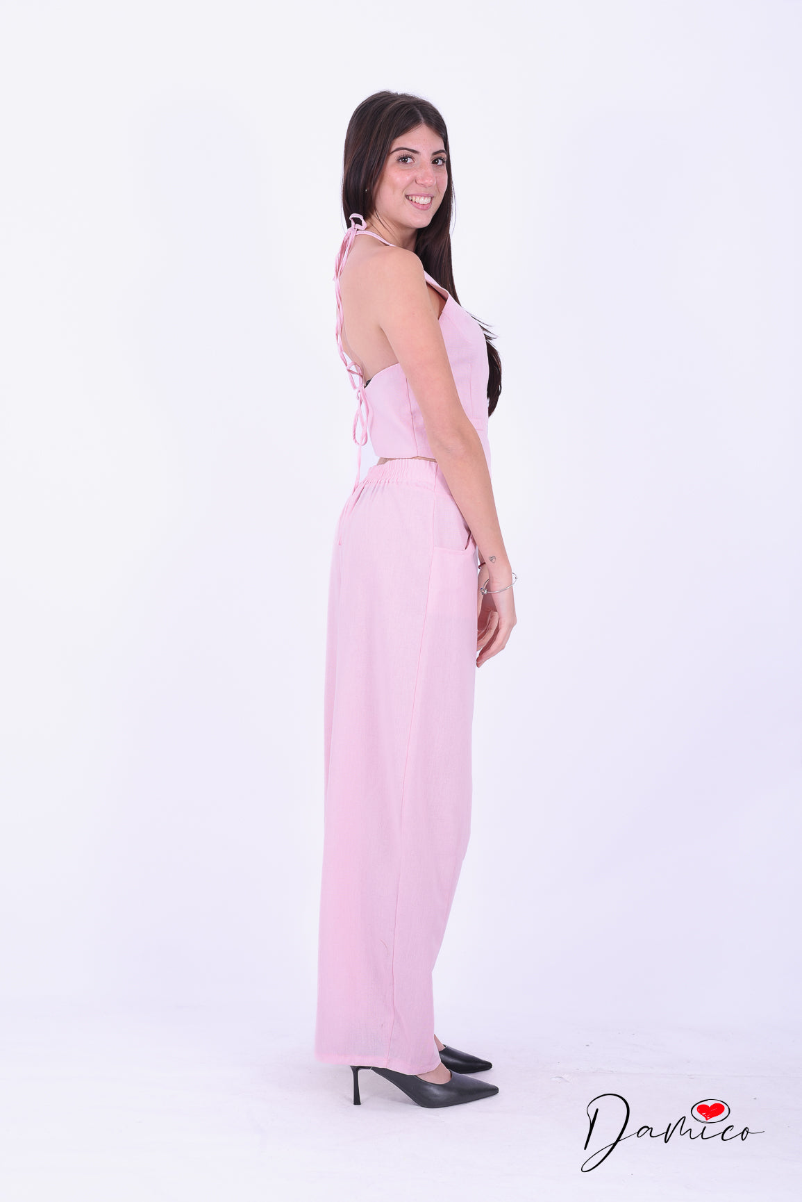 Coordinato canotta gilet e pantaloni
