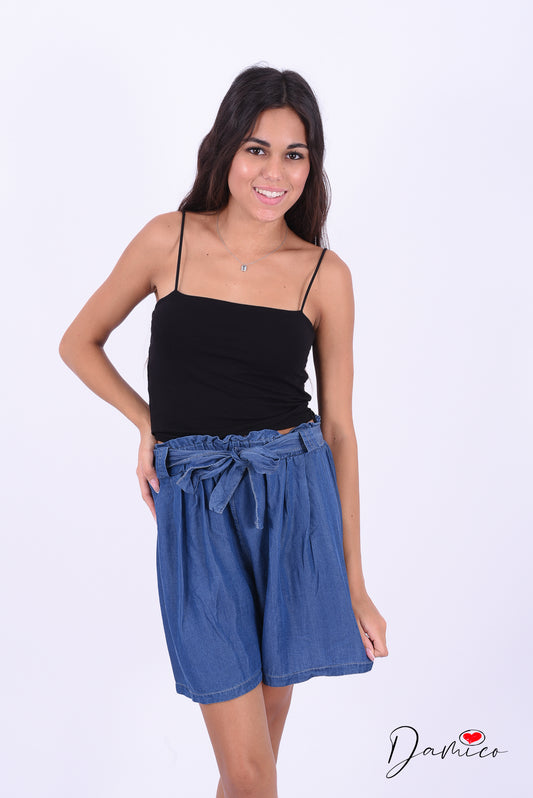 Shorts lyocell denim