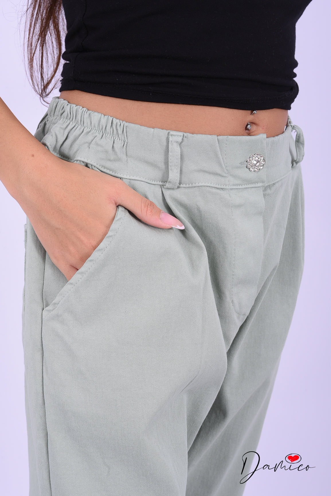 Pantaloncini bottone Diamond
