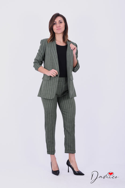 Coordinato gessato Collection