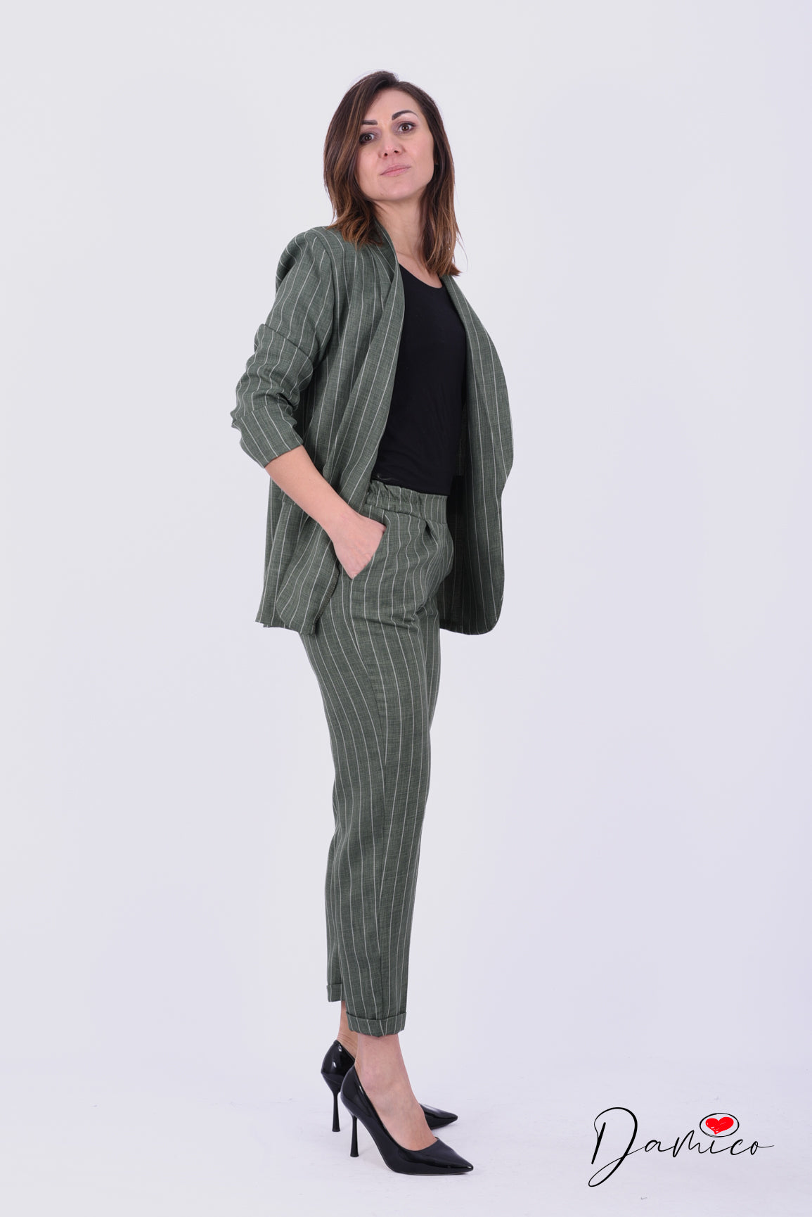 Coordinato gessato Collection