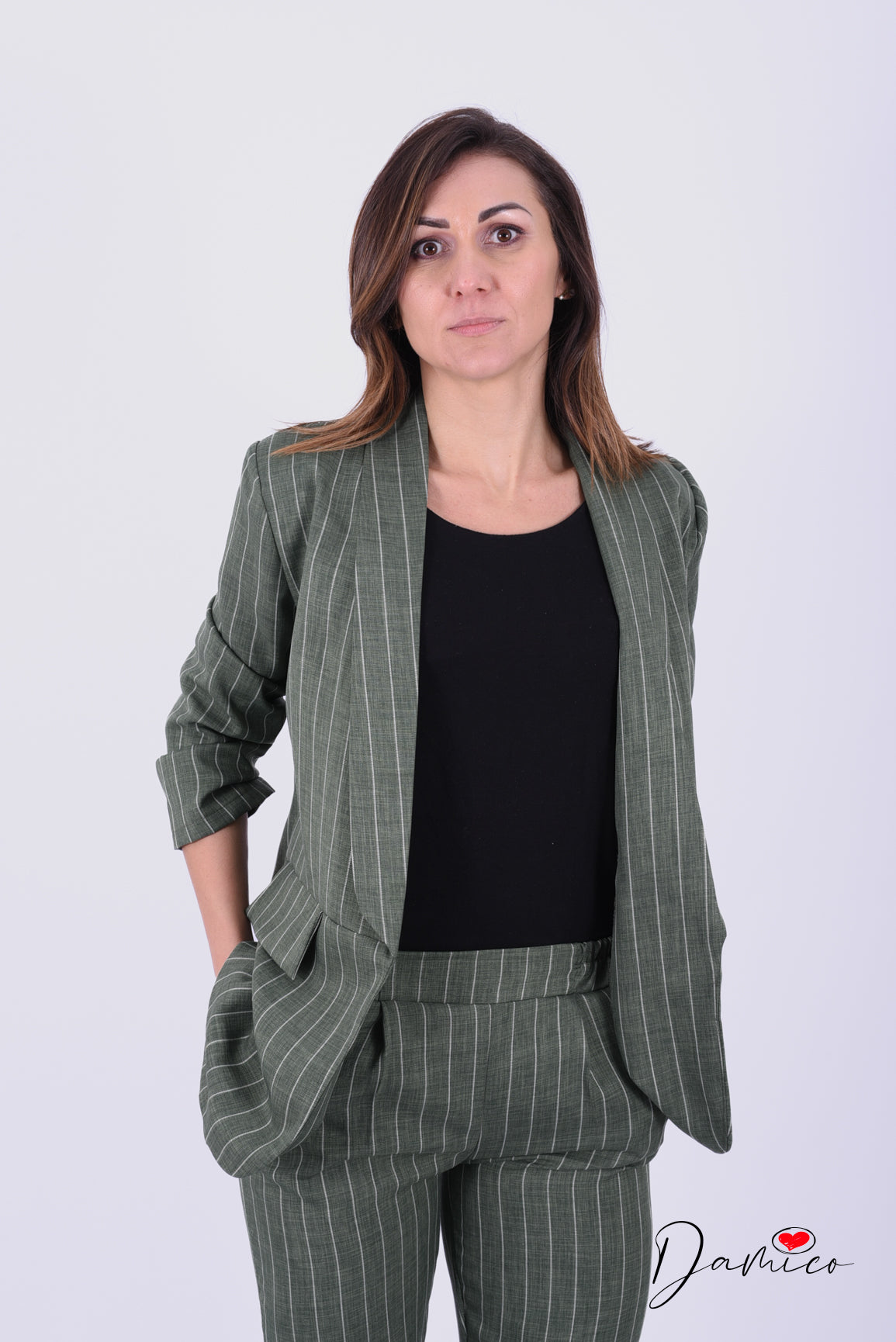 Coordinato gessato Collection
