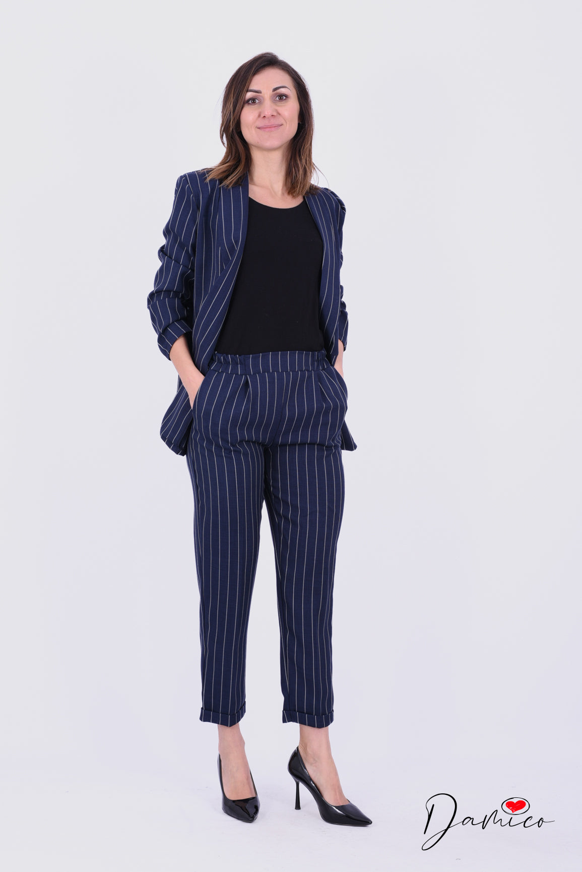 Coordinato gessato Collection