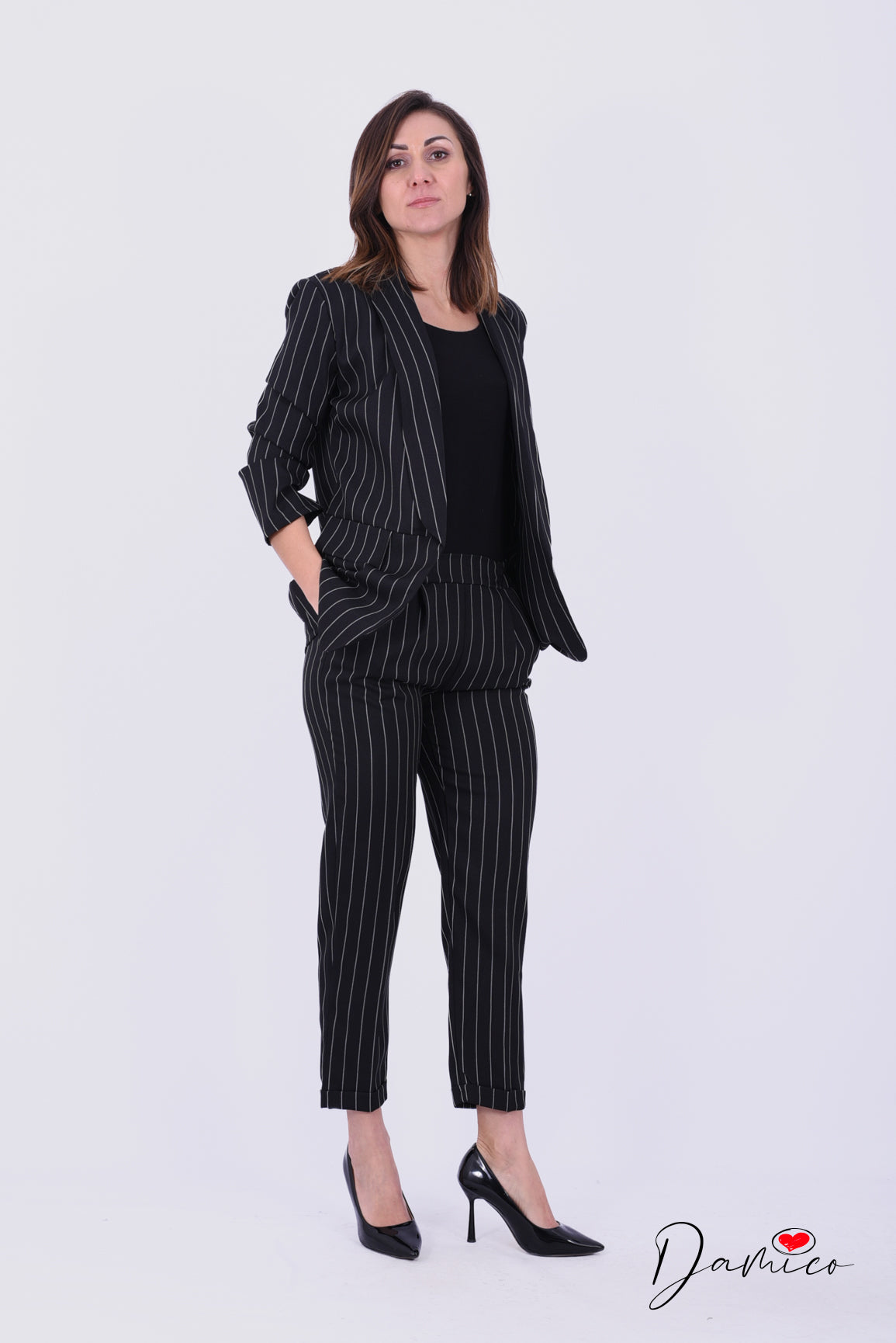 Coordinato gessato Collection